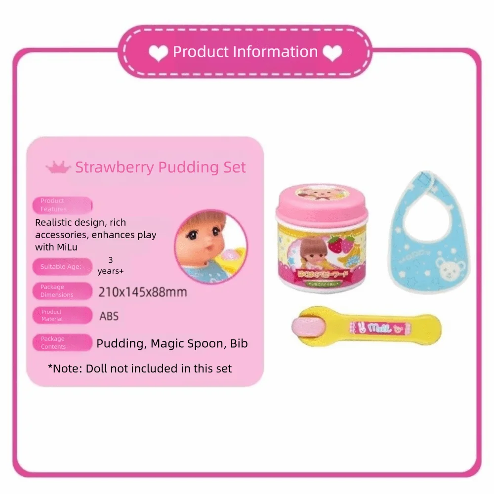 Simulation Food Pudding Feeding Toy Japanese Early Education Toy Play House Style Role Play Feature for Kids