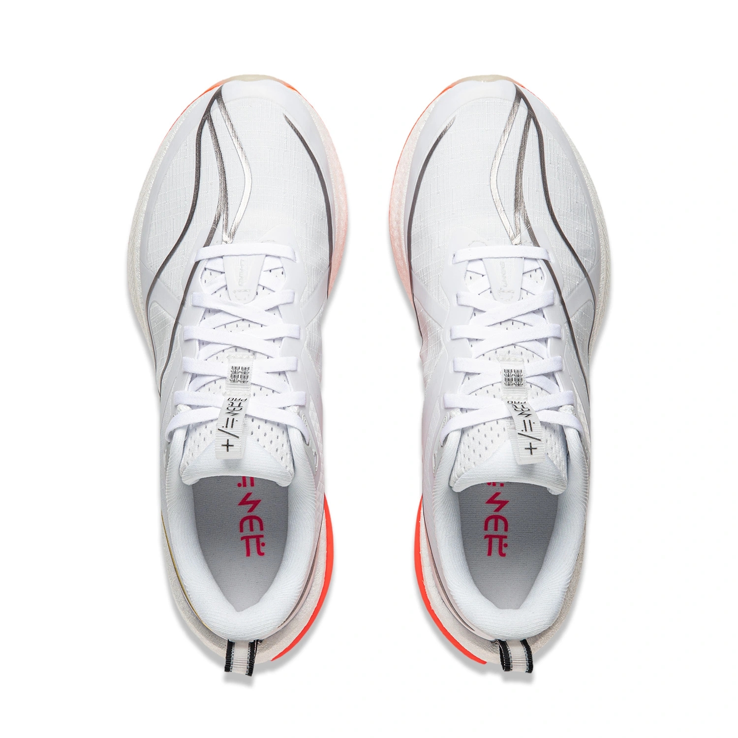 Li-ning-Zapatillas deportivas transpirables para mujer, calzado deportivo de carreras PRO HARE 7, color rojo, ARPU006