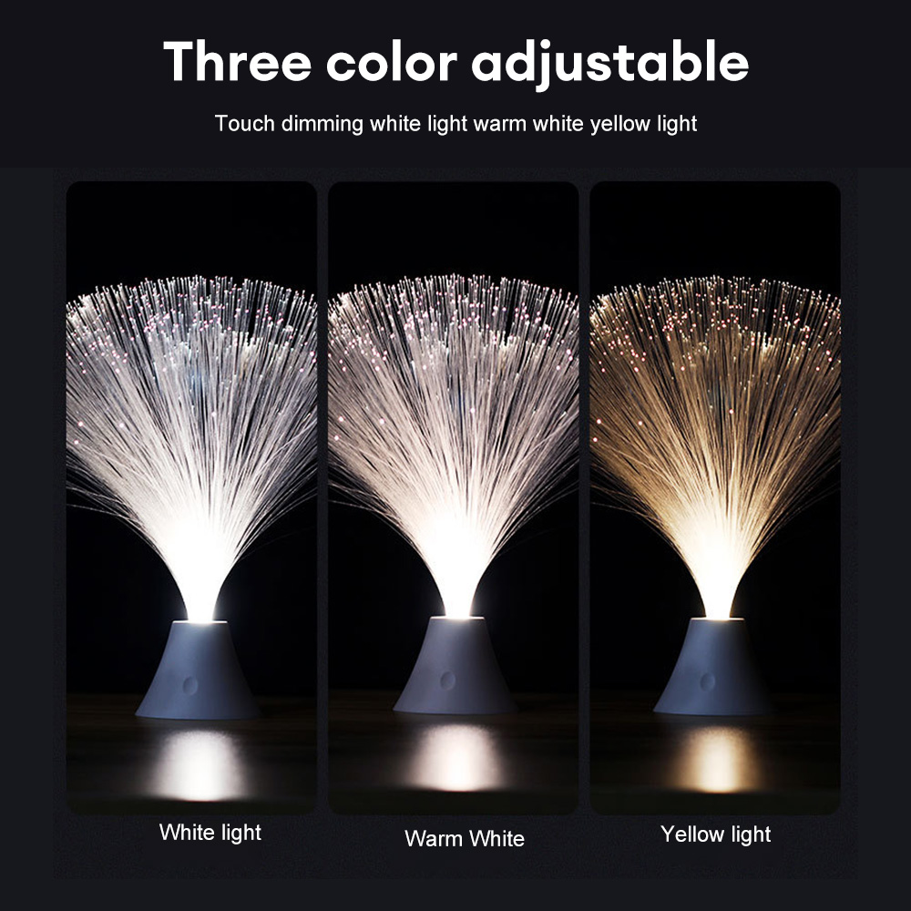 カラフルなLED光ファイバー懐中電灯,USB充電,星空の夜の光,雰囲気,結婚式,クリスマスの装飾