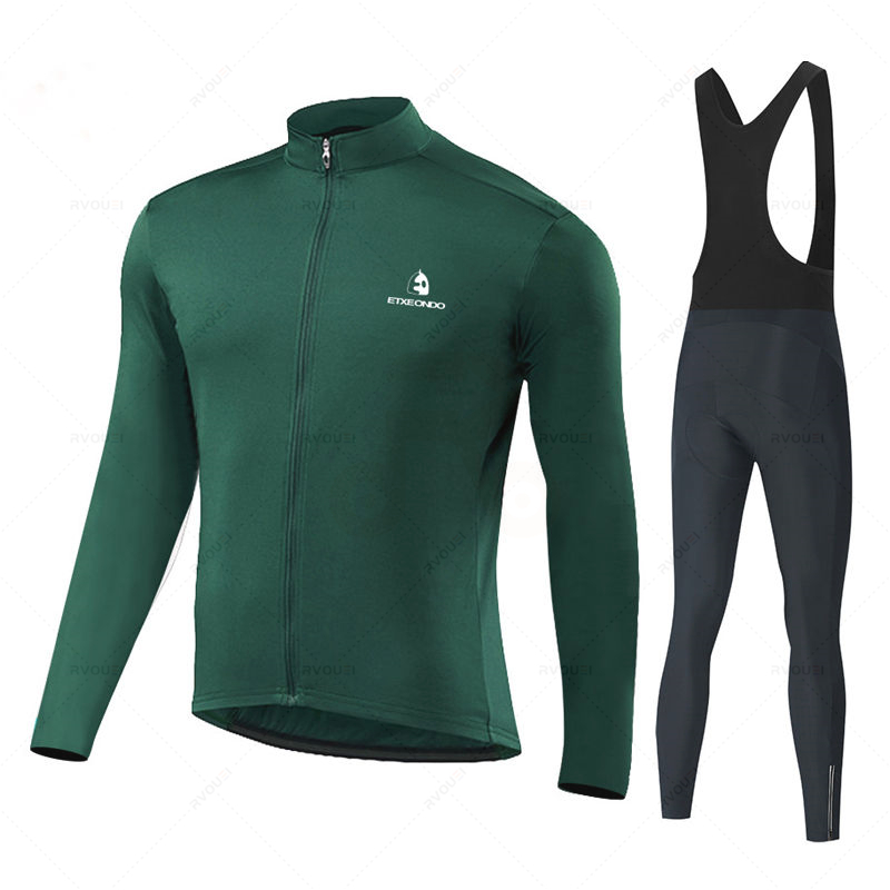 Etxeondo Zeywe Zwarte Wielertrui 19D Set Bib Seragam Tim Sepeda Minum Ynel Air Liur Fiets Slijtage Kleding Heren Lange Maillot