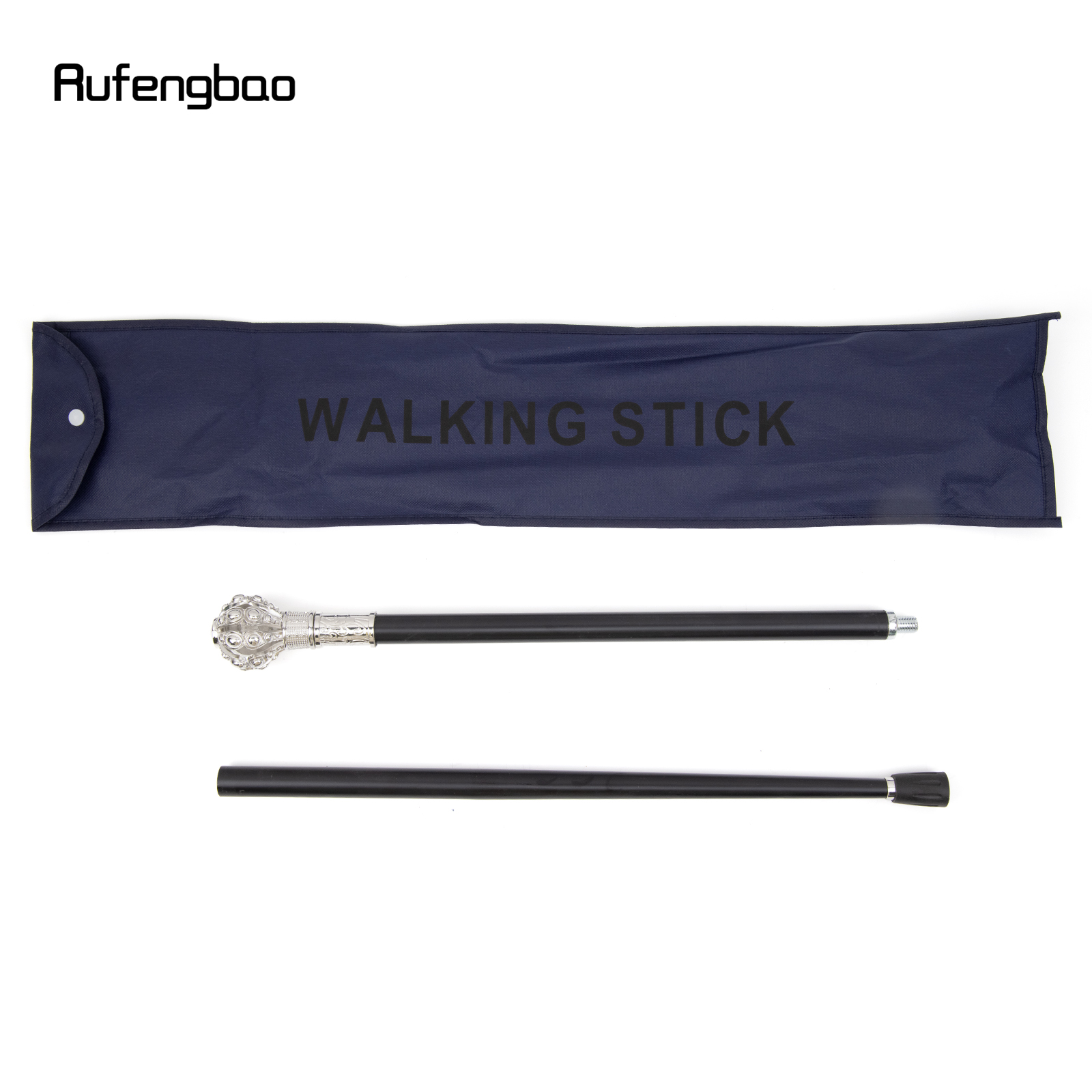 Witte Bloem Bal Wandelen Riet Mode Decoratieve Wandelstok Gentleman Elegante Cosplay Cane Knop Crosier 94Cm