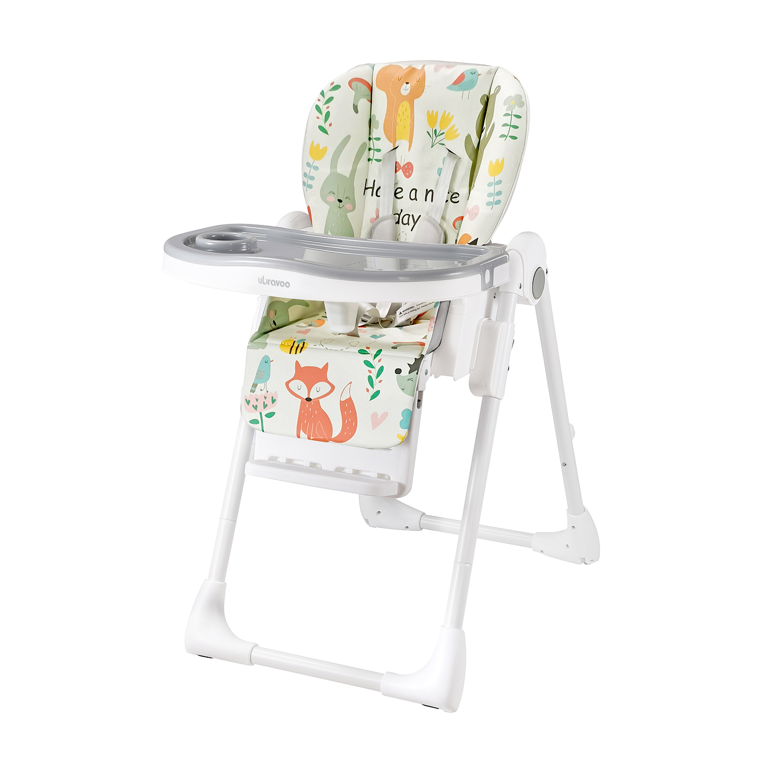 Baby-Hochstuhl 6 Monate plus Baby-Ess-Hochstuhl mit faltbarem, verstellbarem, doppeltem Tablett und leicht zu reinigendem Hochstuhl