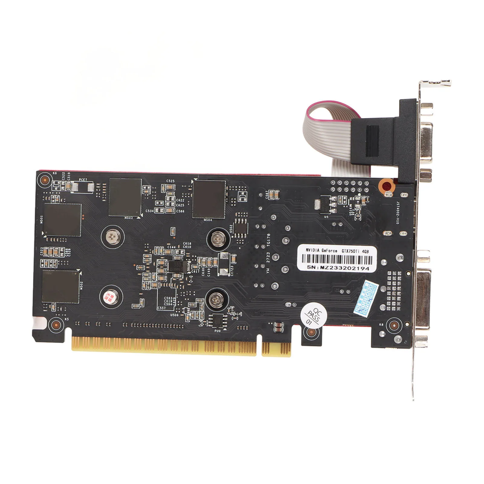 Karta graficzna GTX750TI 4GB Karta graficzna GDDR5 128bit HD Interfejs multimedialny Karta graficzna do gier dla domowego komputera stacjonarnego