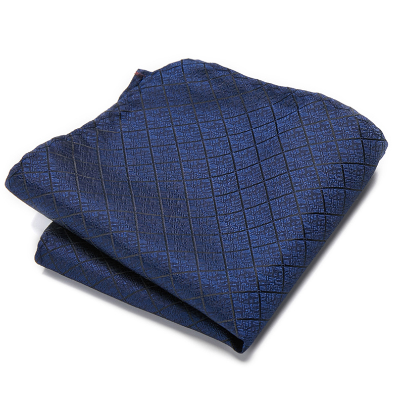 Vangise ブランドファッションブランドシルクハンカチマンドットダークグレーフィットフォーマルパーティーイースターデーポケットチーフハンカチ