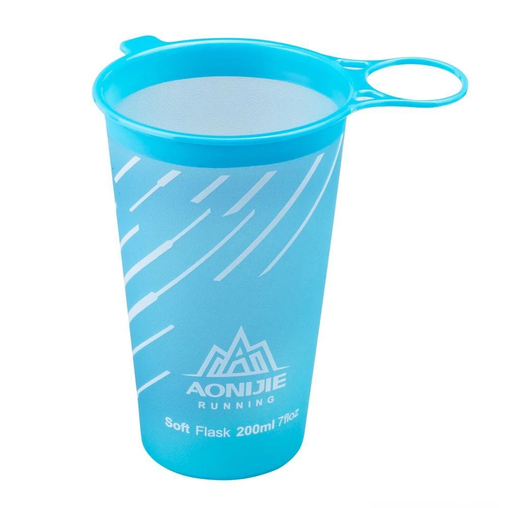 AONIJIE SD09 SD10 250Ml 500Ml Mềm Bình Gấp Thu Gọn Nước TPU An Toàn Không Chứa BPA Cho Chạy Hydrat Hóa bộ Túi Quân Áo Vest