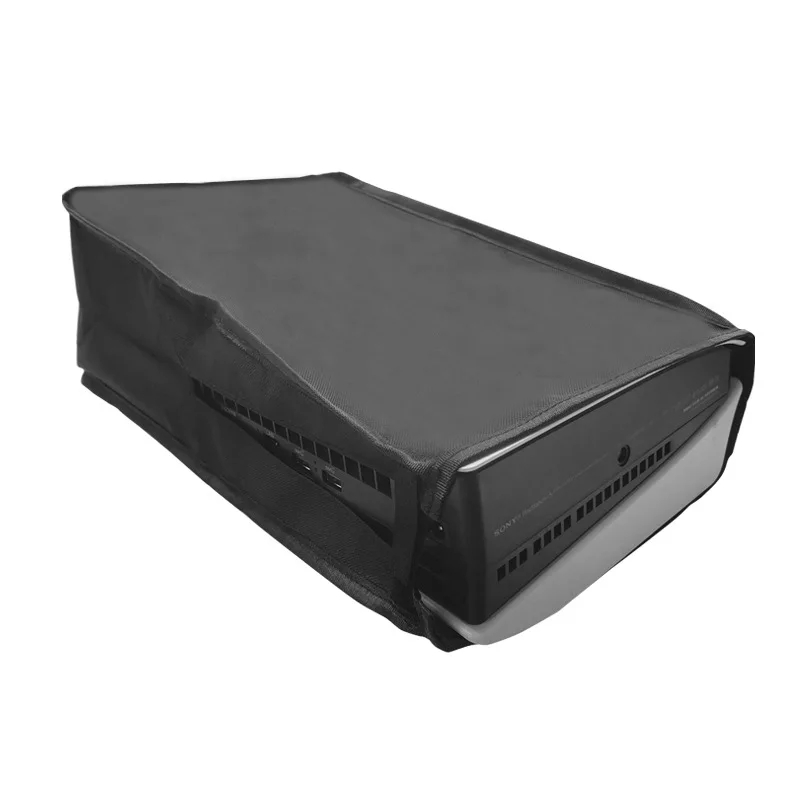 For PS5 Slim host dust cover, breathable and dustproof host, polyester protective cover, optical drive digital universal version