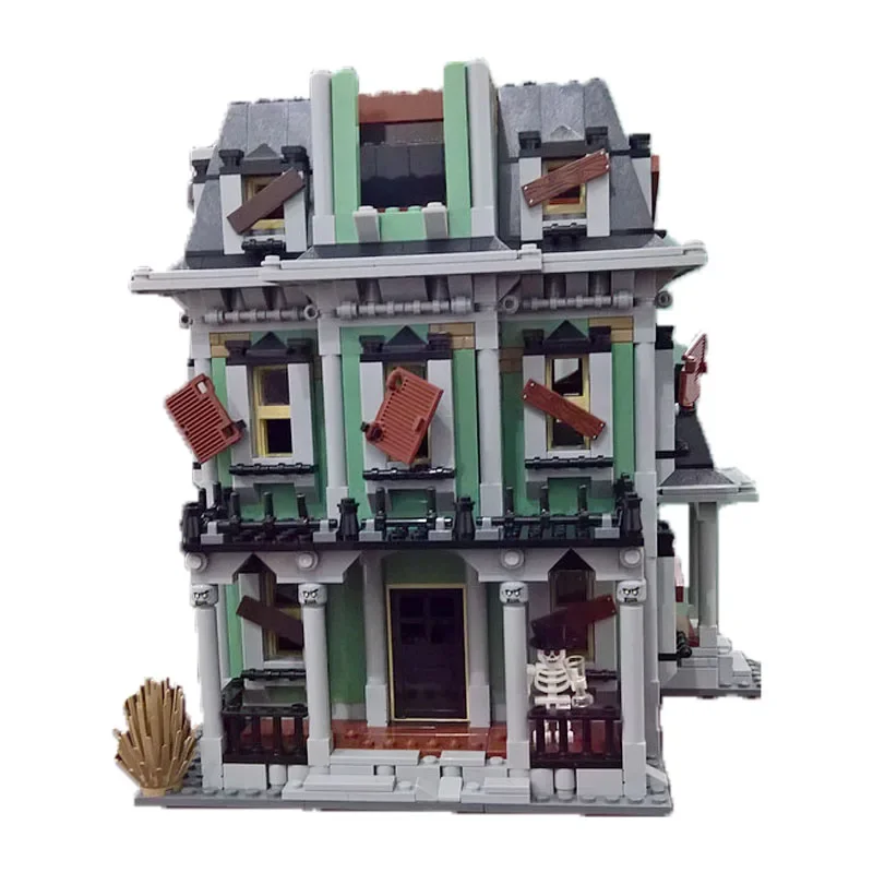 Miniso Disney Monster Fighter serie de películas Casa Encantada Compatible 10228 16007 bloques de construcción juguetes de cumpleaños regalos