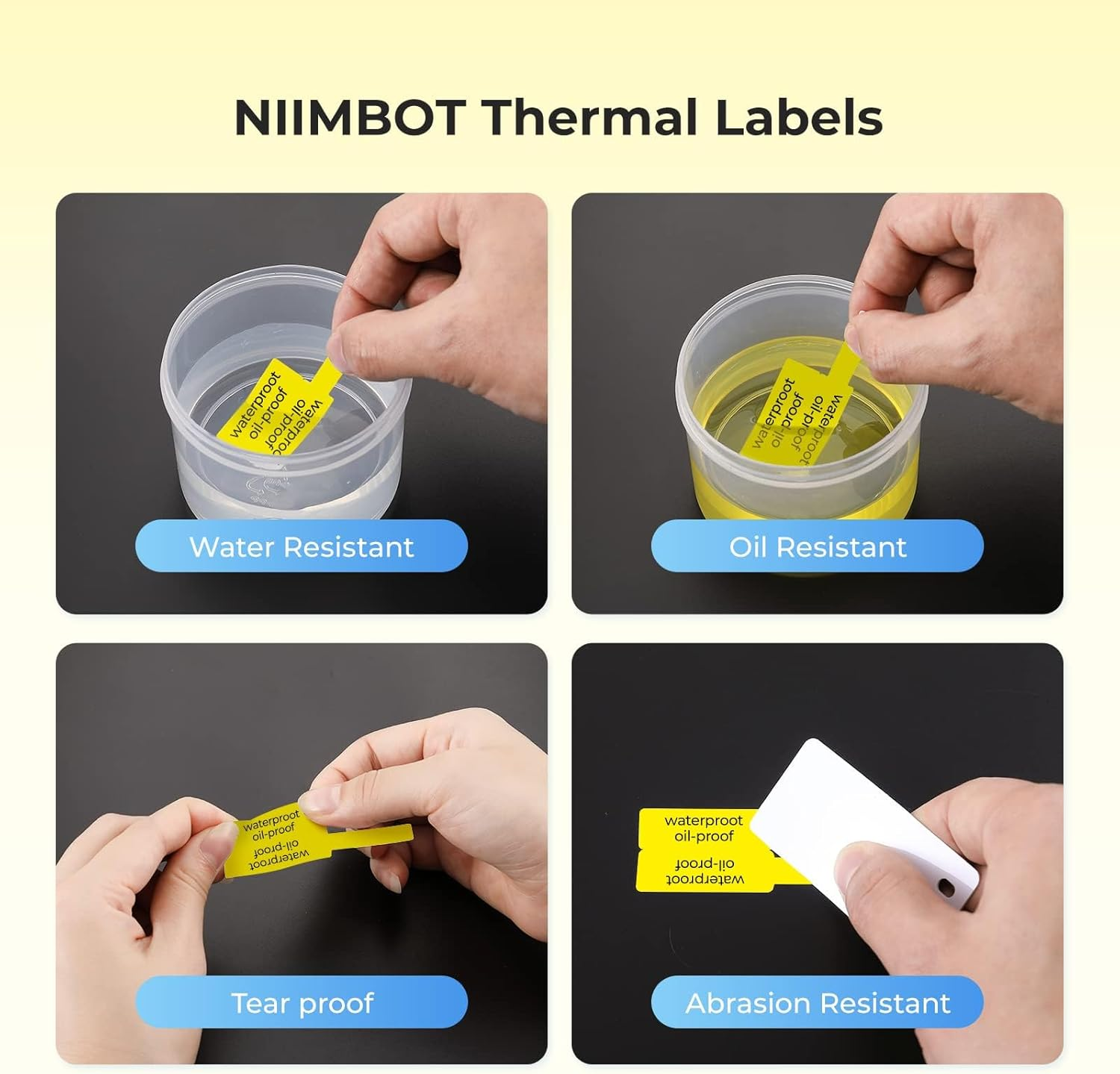 Niimbot D110 Mini Impressora de Etiquetas Portátil Inteligente Cabo Térmico Adesivo Etiqueta de Fibra de Identificação À Prova D 'Água Para D101/D11/H