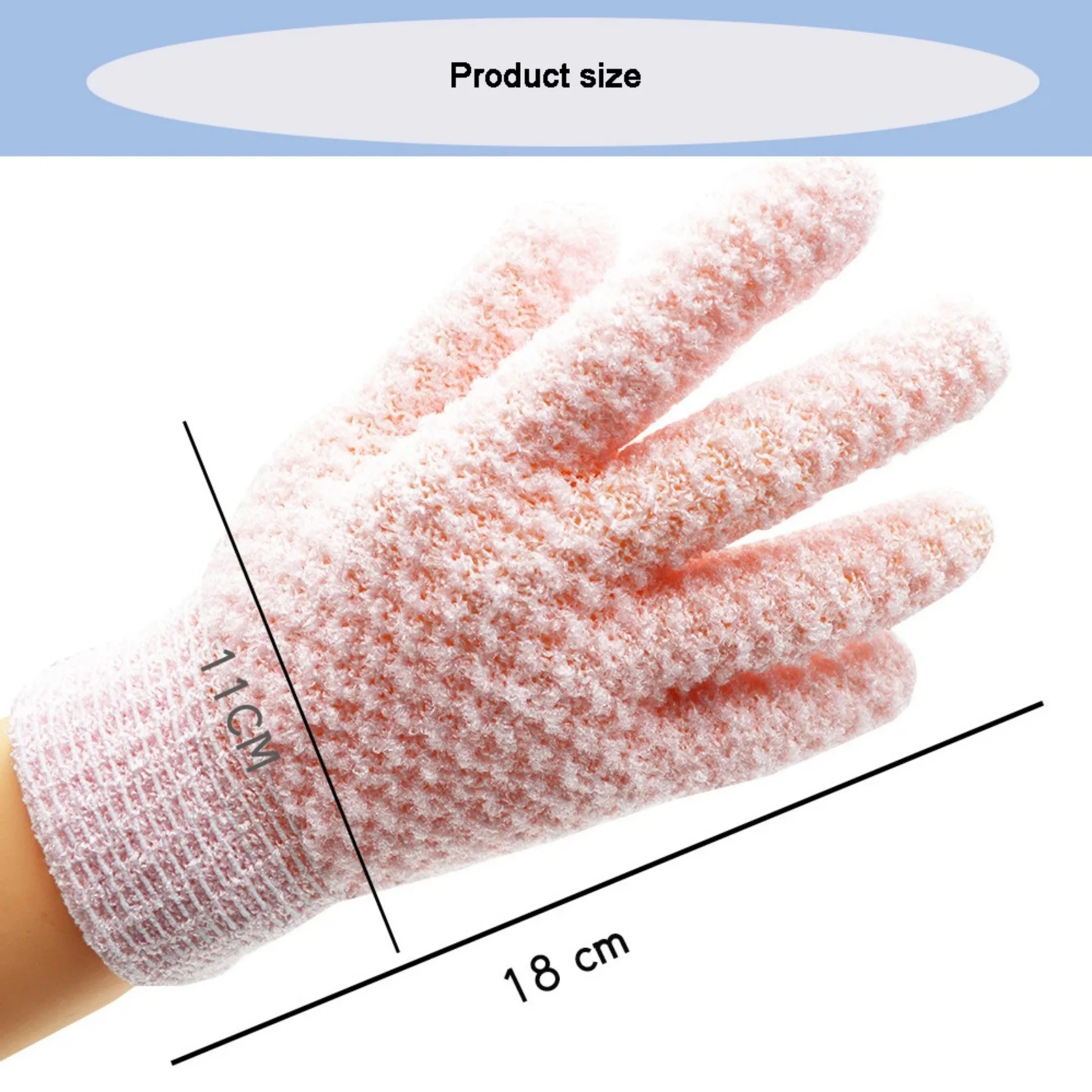 1 Stück neue Reinigung Bad Handschuh Dusche Peeling Körper massage Spa Schaum Reiben Schlamm Peeling Peeling Fünf-Finger-Bad zubehör