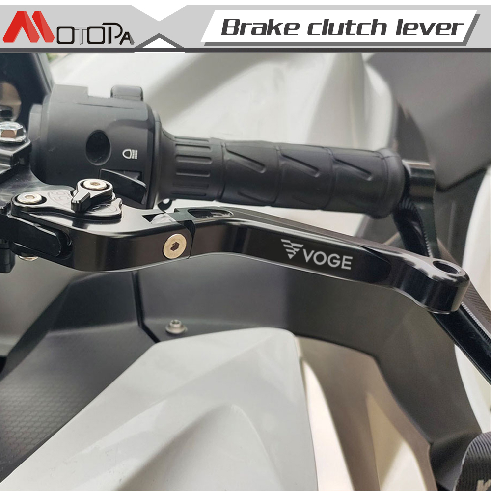 Loncin voge 300ラリー300 300ラリー300GY motopaオートバイcncアルミブレーキクラッチレバー調整可能な折りたたみロゴvoge