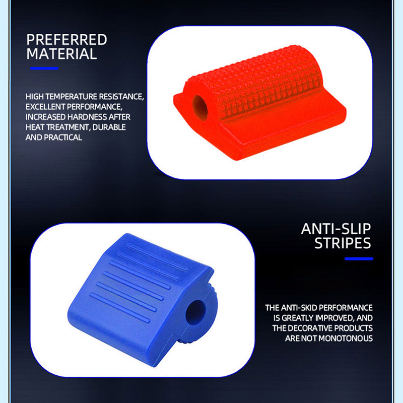 1x cubierta de goma Universal para Pedal de cambio de motocicleta, almohadilla de palanca de cambios antideslizante, funda protectora para zapatos, accesorios para motocicleta