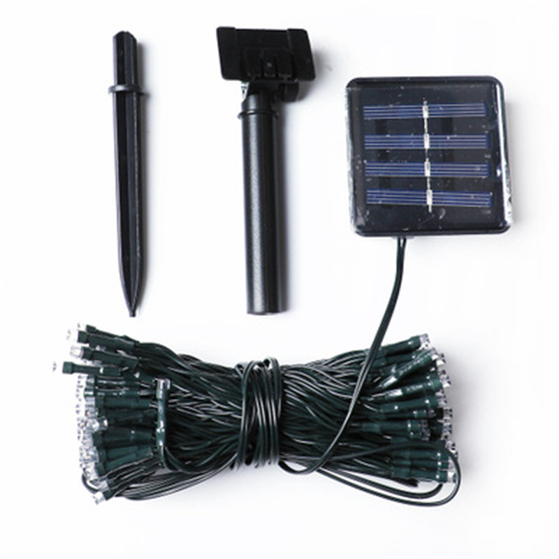 7 m/12 m/22 m Kerst Guirlande Led Fairy Light Outdoor Zonne-energie Lichtslingers 8 Modus tuin Bruiloft Decoratie Waterdicht