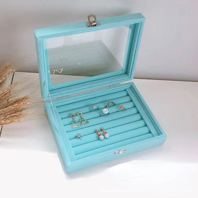 1PC Sieraden Opbergdoos Groothandel Thuis Sieraden Display Box met Overdekte Ketting Ring Sieraden Organizer