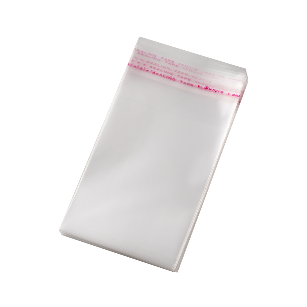 100pcs Resealable Self-Sealing Cellophane Bags OPP Plastic Clear Small Bags for  Jewelry Earrings Candy Bakery Packaging Storage