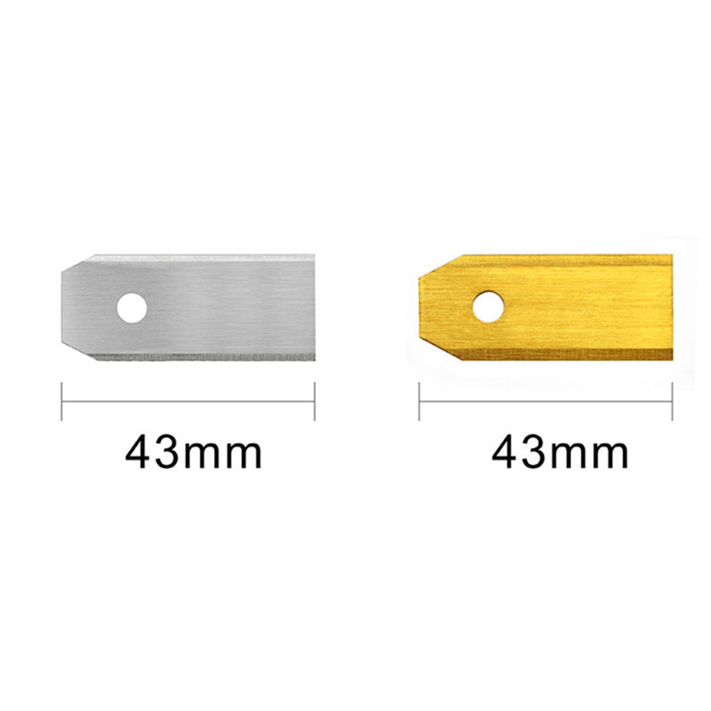 Get Perfect Cutting Results and Long Lasting Performance with These 43mm Stainless Steel Blades for Robotic Lawn Mowers