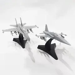 1/144 Scale 8 Styles Airplane Assembly Model AV-8A F-5E F15 F/A-18 UH1H MI8 SU25 J16 Fighter Military Ornament Mini Plastic Toy