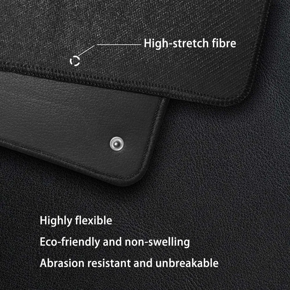 MAXSHARER Grounding Rubber Leather mat Earthing sleep mat computer mouse pad Grounding foot mat desk mat for Better sleep health