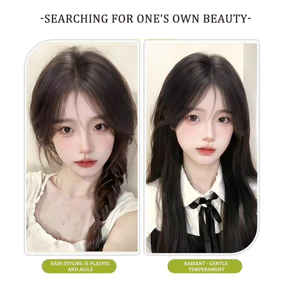 Flequillo Natural de cabello humano con Clip, reemplazo de línea de pelo Lanugo, flequillo tejido a mano, extensiones de cabello con Clip de patillas