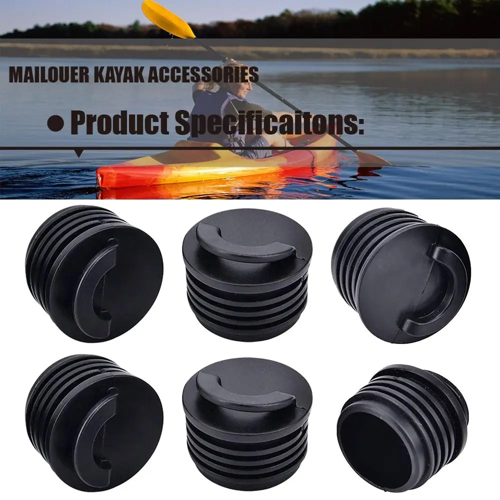 Tapón de goma para bote marino, tapones para orificios de drenaje, 4 piezas, Kayak, Rafting