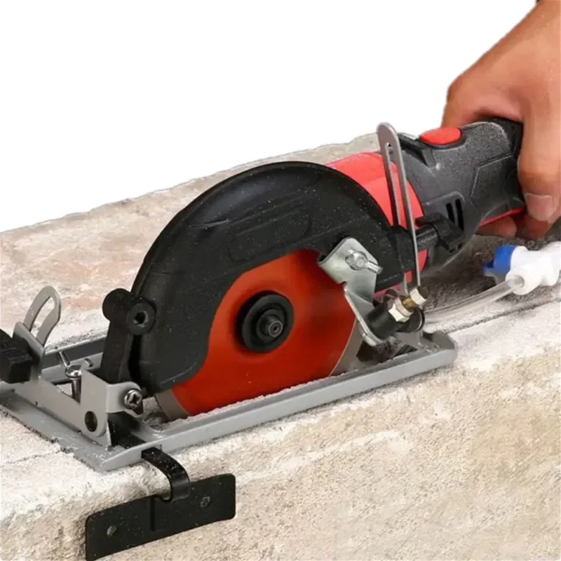 Sin polvo 45 °   Soporte de posicionamiento de profundidad de corte ajustable, amoladora angular, máquina de corte de adaptación, Base de ranurado para 100-125MM