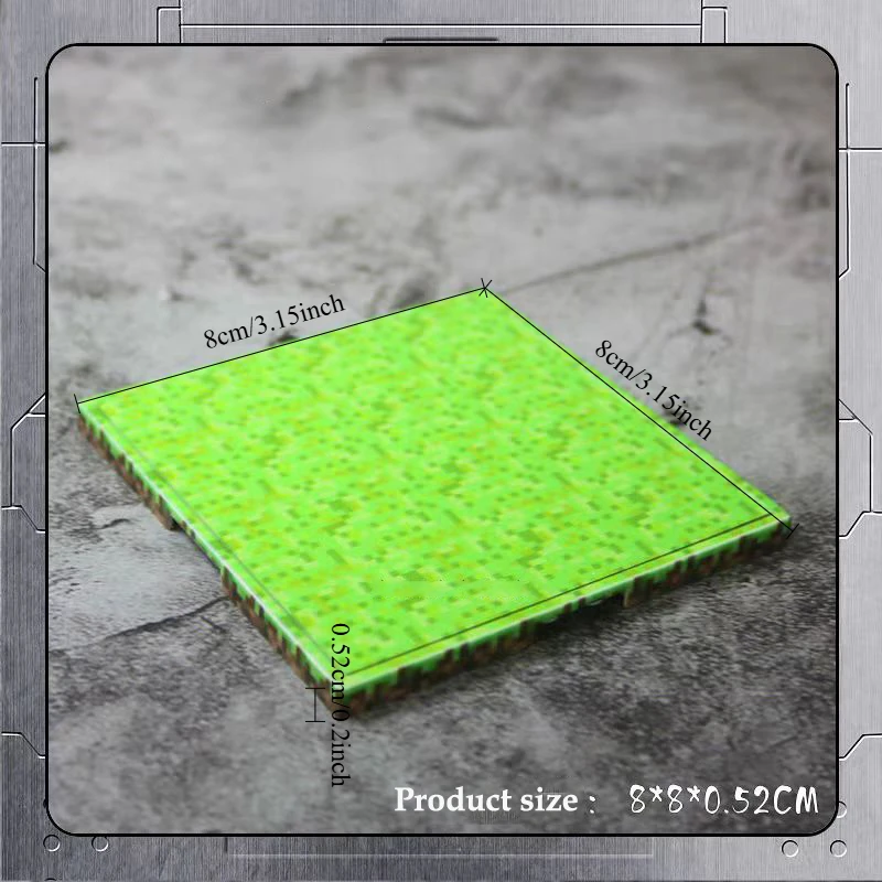 ฐานแม่เหล็กแผ่นหลากหลาย Baseplates Match Mine World บล็อกแม่เหล็กของเล่นสําหรับเด็กชายและเด็กหญิงของขวัญเด็ก
