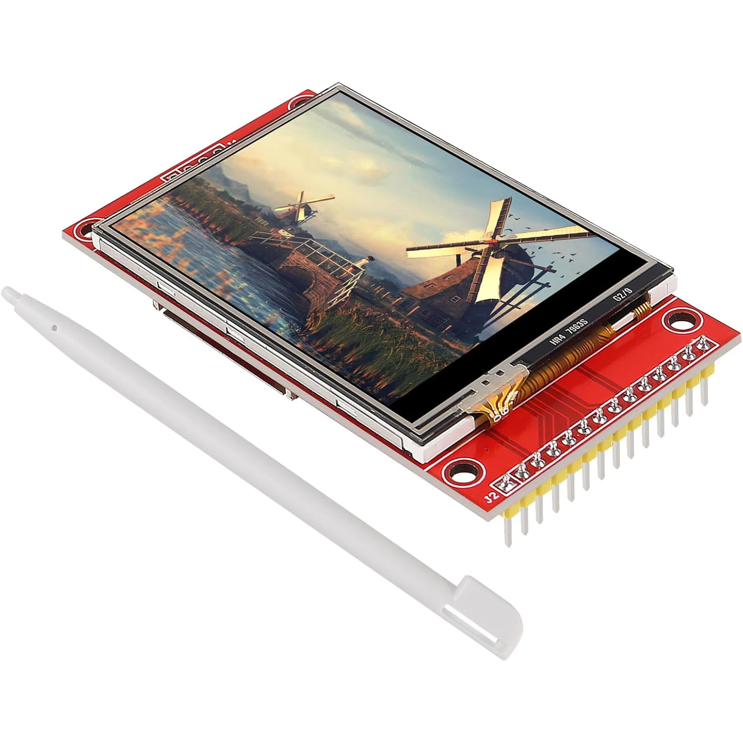 2.4 "spi tft display lcd painel de toque ili9341 240x320 tft lcd escudo da tela toque 5v/3.3v stm32 módulo exibição spi serial