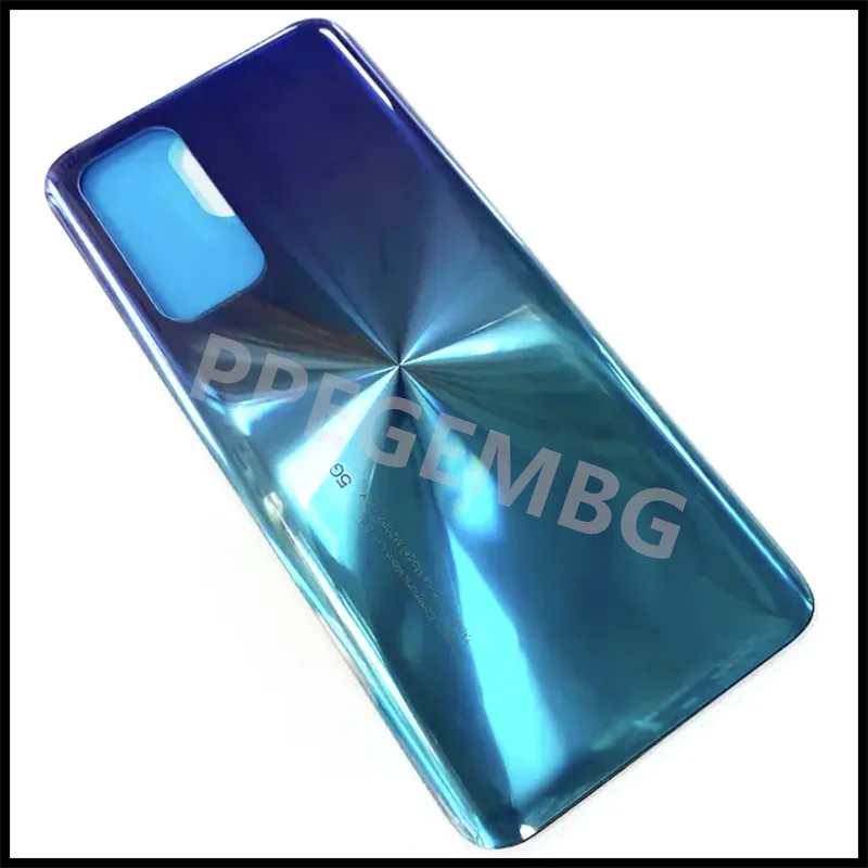 1 PCS สําหรับ Xiao Mi Mi 10T Mi10T Pro 5G M2007J3SY แบตเตอรี่โทรศัพท์ฝาครอบแผงกระจกด้านหลังประตูฝาปิด SHELL Case + กาว