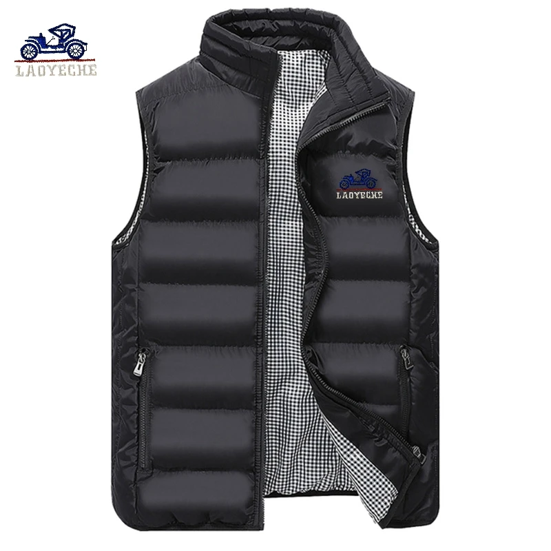 Chaleco de algodón CAMEL bordado de alta gama, moda masculina de otoño e invierno, abrigo sin mangas informal y cómodo, superventas