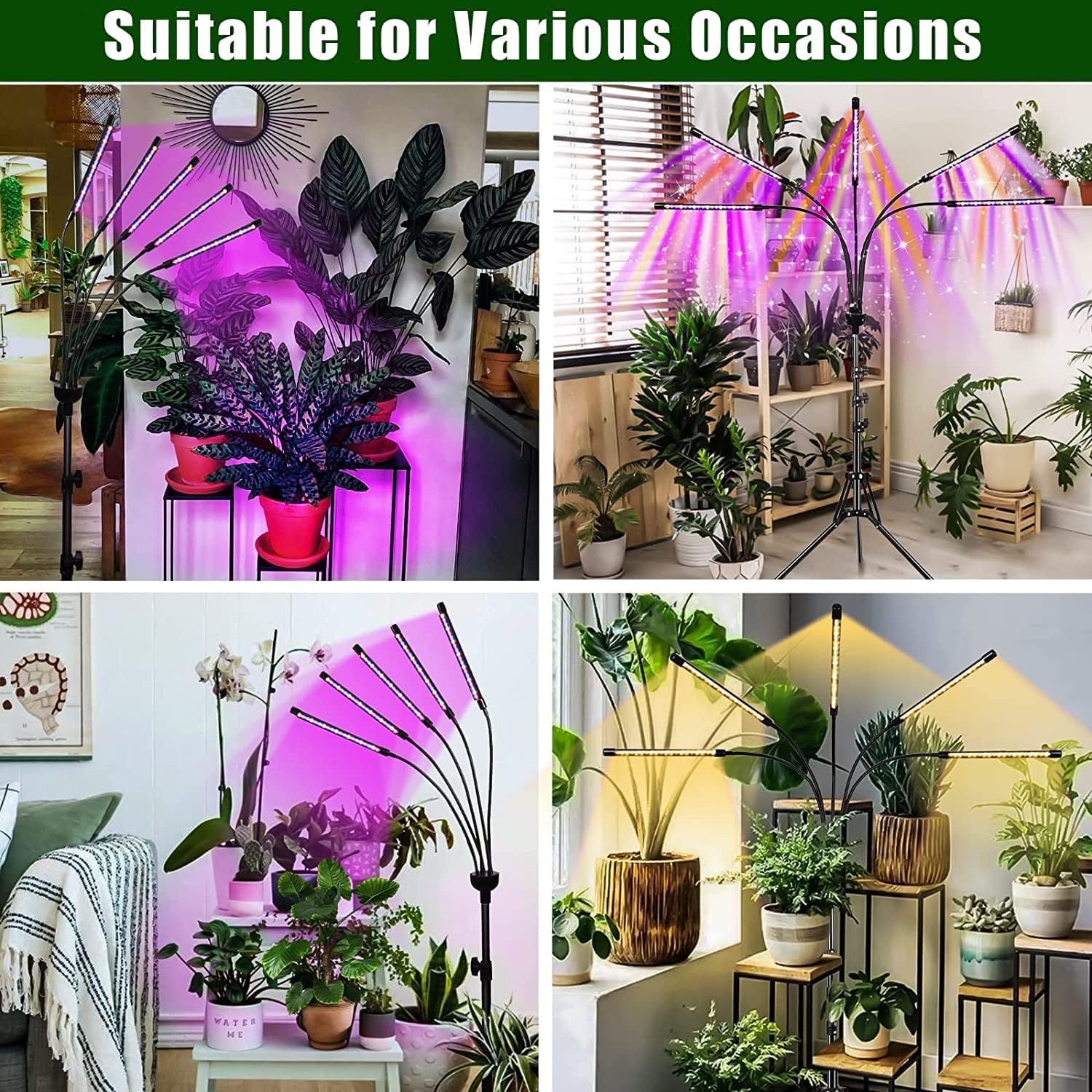 3 色三脚 USB フィトランプフルスペクトル水耕栽培電球 LED 成長ライト屋内植物ランプ温室野菜花フィトランプ
