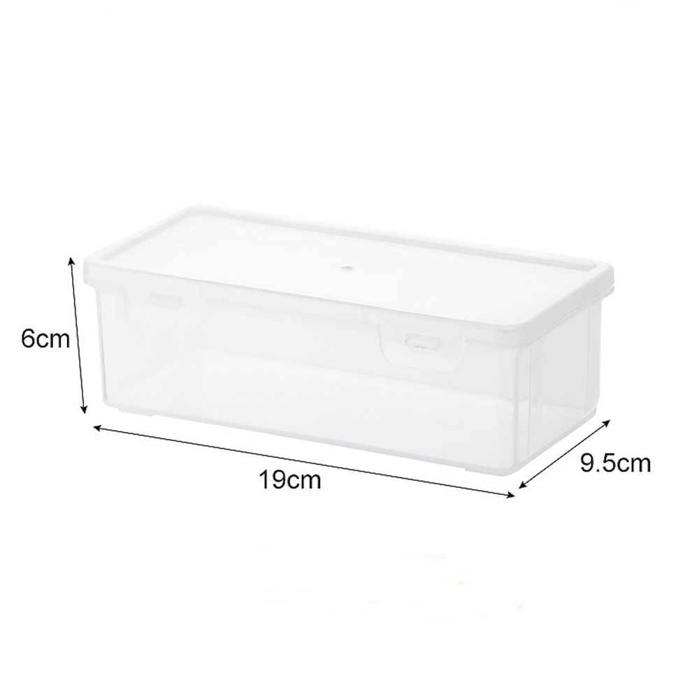 Large Capacity Storage Box Transparent Plastic Stationery Case Portable Pencil Case Office Stationary Supplies Desktop Organizer