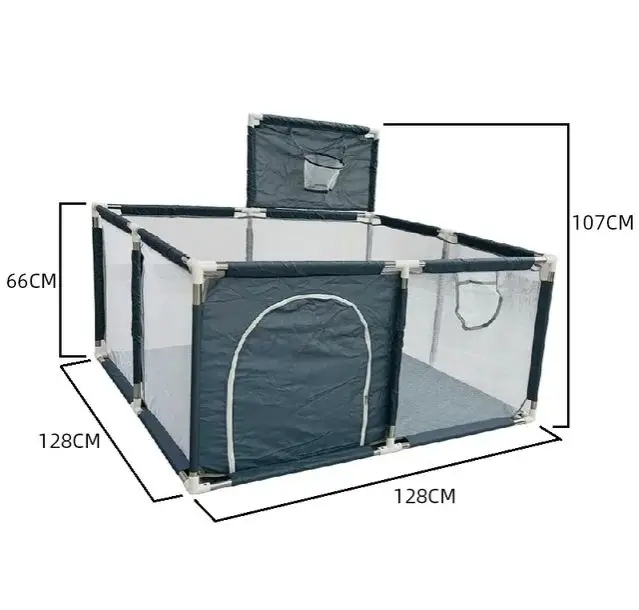 lMBABY New Baby Playpen for Children Baby Playground for 0-6 Years Old Kids Ball Pit Playpen Indoor Park Baby Safety Fence
