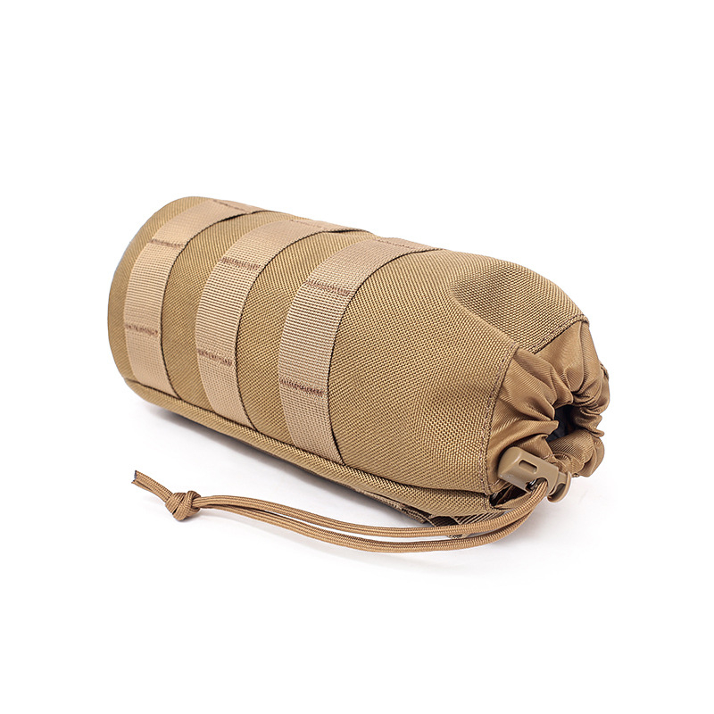 Borsa per bottiglia d'acqua Molle Custodia per sport all'aria aperta Viaggi Campeggio Escursionismo Ciclismo Pesca Caccia Borse per porta bollitore per bottiglia d'acqua
