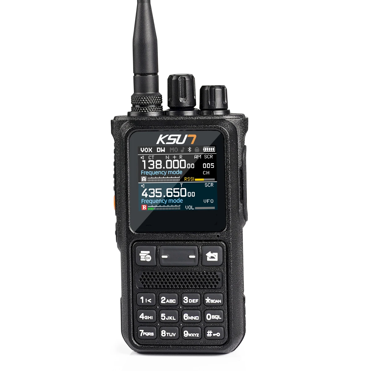 KSUT UV110D Walkie Talkie Long Range 10W Leistungsstarker professioneller Transceiver Amateurfunkstationen All Band Blue-tooth APP-Programm