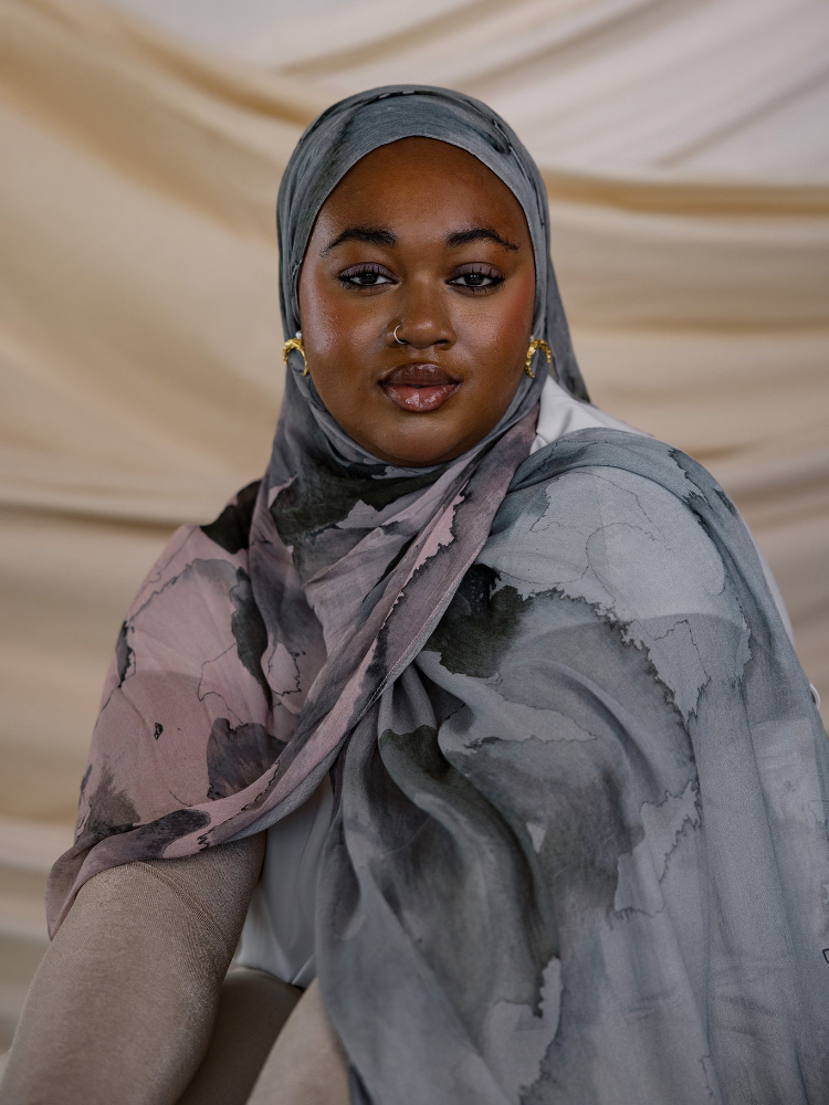 Hijab con estampado de piedra de acuarela para mujer, bufanda de rayón, tejido de viscosa, teñido anudado, chales coloridos transpirables, pañuelo para la cabeza, Hijabs para mujeres musulmanas, nuevo