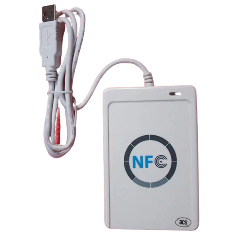 Leitor RFID ACR122U Smart Chip, token IC, copiadora clone, 13.56Mhz, 1K S50, gravador de cópia, duplicador programador, ISO14443