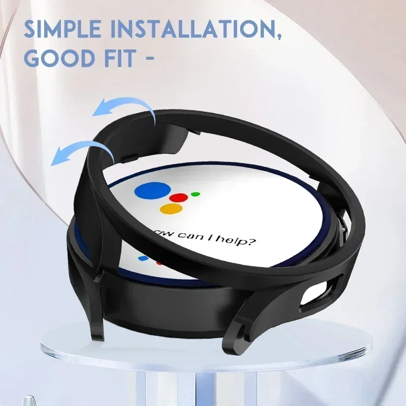 Case for Samsung Galaxy Watch 6 Classic 47mm 43mm Screen Protector PC Bumper All-Around Galaxy Watch 6 40mm 44mm Accessories