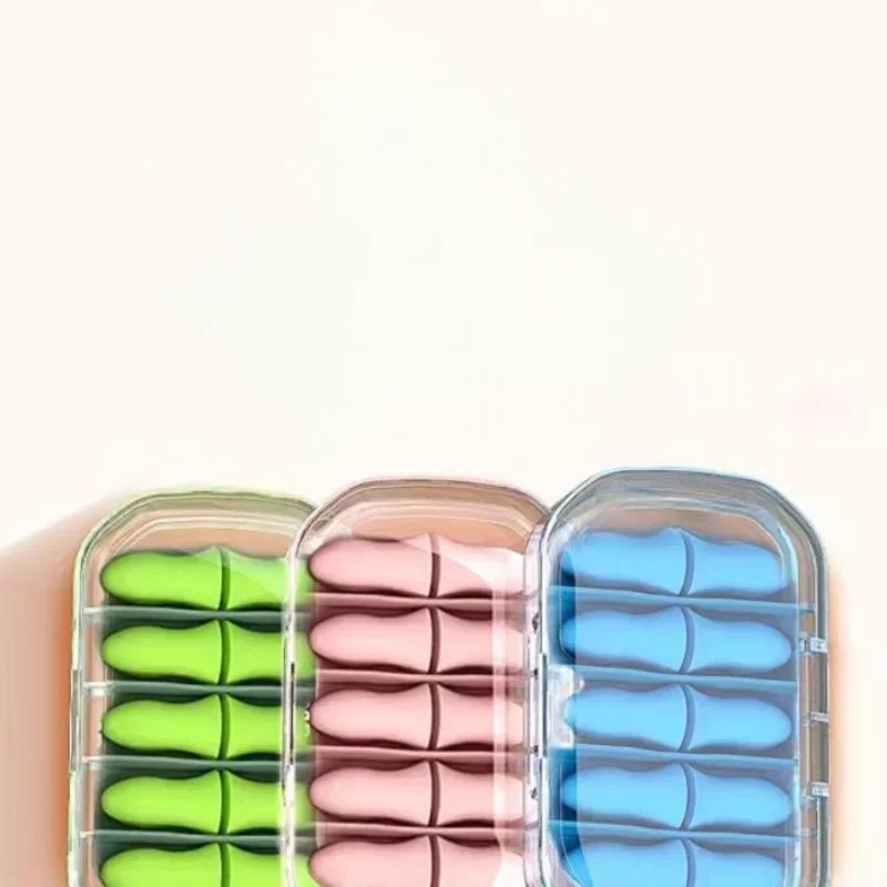 Tapones para los oídos con reducción de ruido para mujer, suaves, ligeros, de rebote lento, para dormir, pequeños, 4/10 Uds.