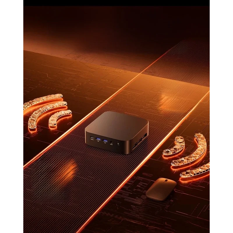 미니 PC 게이밍, AMD 7430U (5850U와 동급, 6코어/12스레드, 최대 4.3GHz), 16GB DDR4 512GB SSD 미니 컴퓨터 마이크로 데스크탑 PC 4K