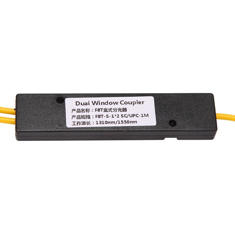 10X Ftth SC UPC 1X2 Plc Singlemode Fiber Optical Splitter Fbt Optical Coupler
