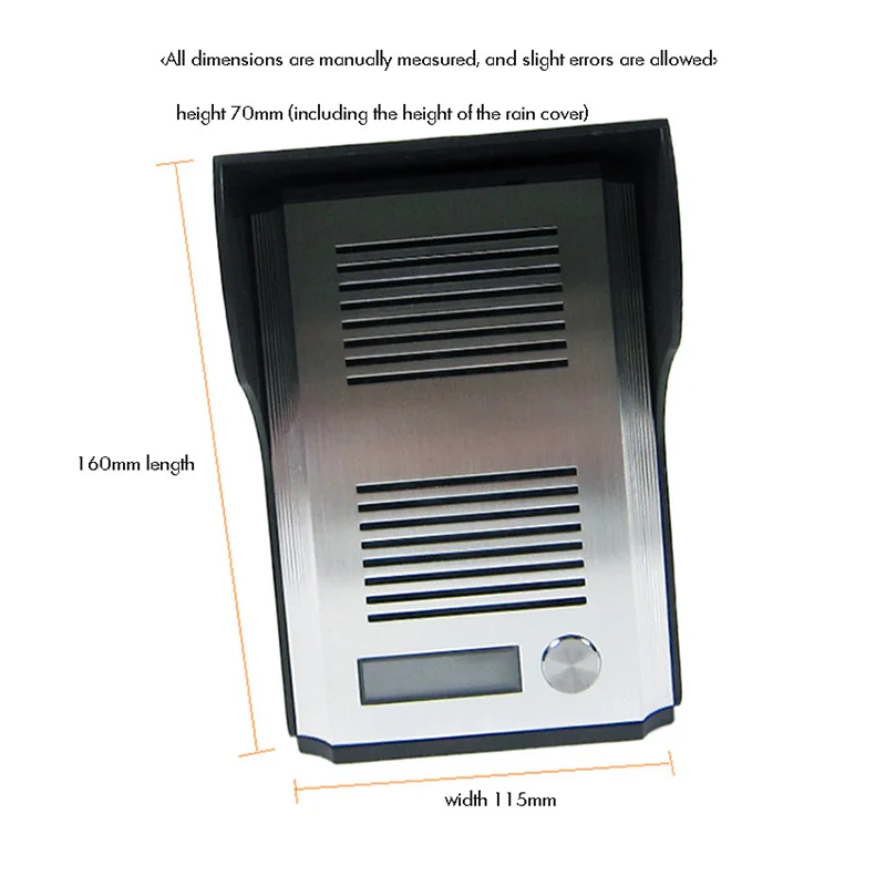 Sistema de interfone de porta, sistema de entrada de intercomunicação de campainha, kits de campainha de intercomunicação com fio, interfone de porta, suporte para desbloqueio de porta