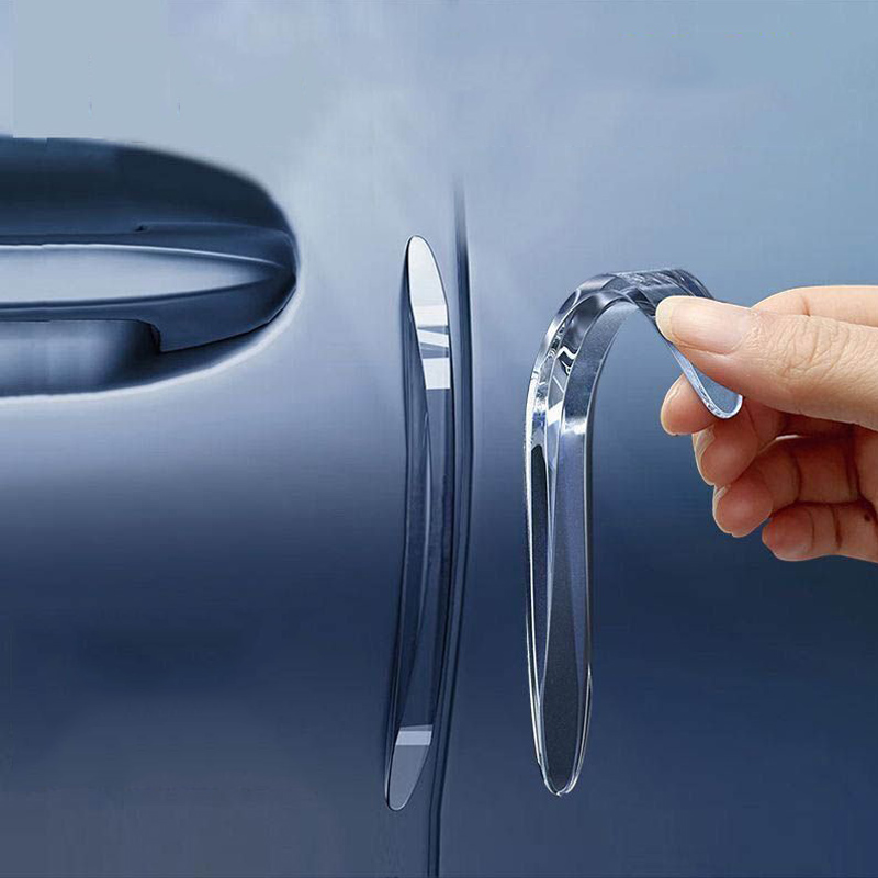 4 STUKS Autodeur Anti-Collision Strip Onzichtbare Universele Edge Guard Scratch Auto Protector Stickers Decoratie Strip Auto Accessoire