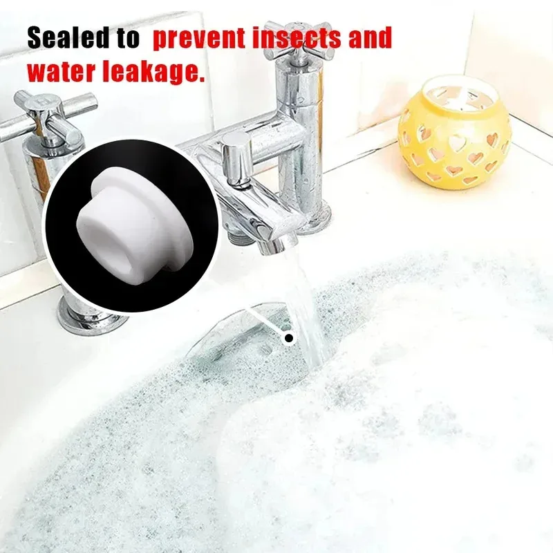 Wastafel Overloop Cover Keuken Badkamer Gootsteen Gat Plug Waterniveau Stijgen Overloop Water Plug Bad Afvoer Cover