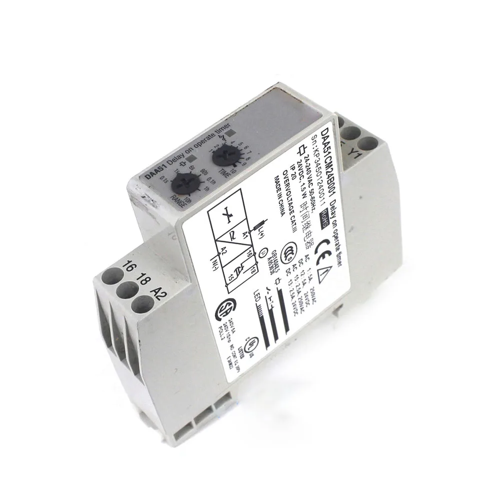 Для Carlo Gavazzi DAA51CM24B001 24-240 В переменного тока 50-60 Гц Реле задержки времени