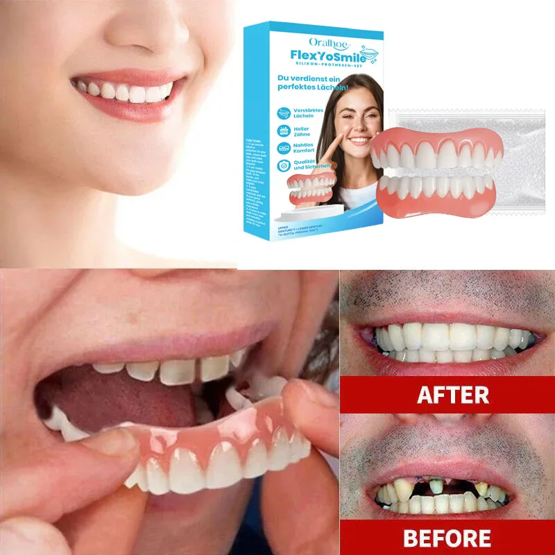 Silicone Kit Denture Silicone Liners Soft Denture Kit Soft Denture Kit Teeth Upper And Lower Set Easy Use Dental Care