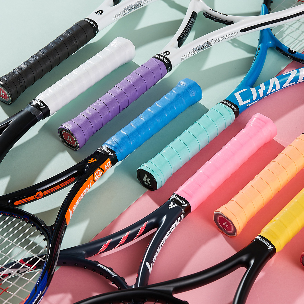 Kawasaki Overgrip теннисные аксессуары оригинальные нескользящие липкие весла ручка для бадминтона 5/10 шт.