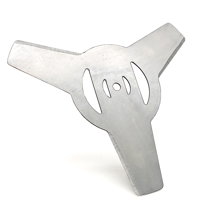 Garden Power Tool Accessories 4Pieces 5mm Metallic Blade 3Teeth for Electrical Grass Trimmer Brush Cutter