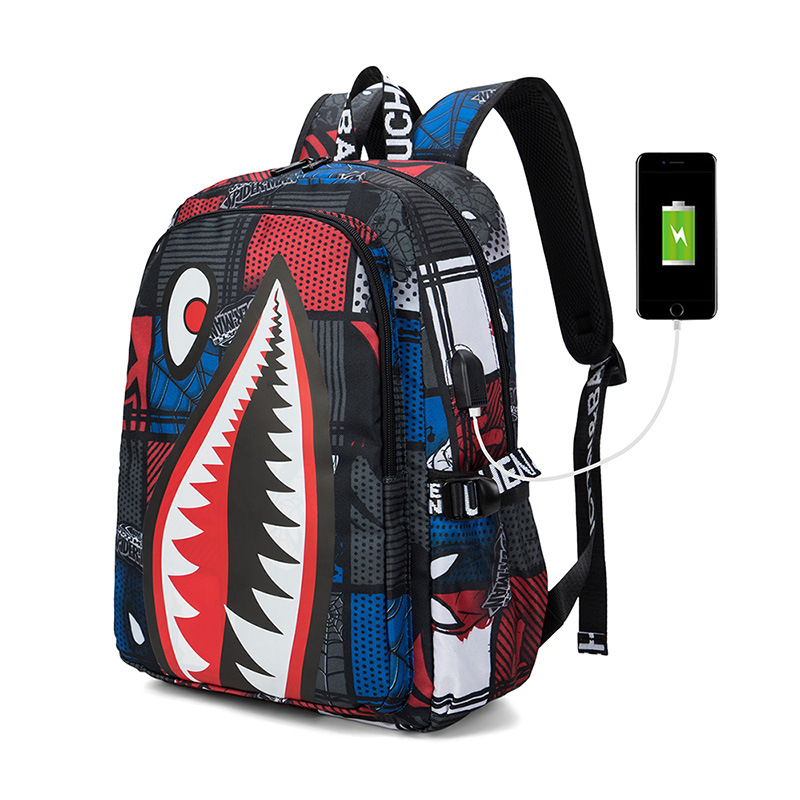 Mochila antirrobo impermeable para hombre y mujer, morral de viaje informal de tela para estudiantes de secundaria