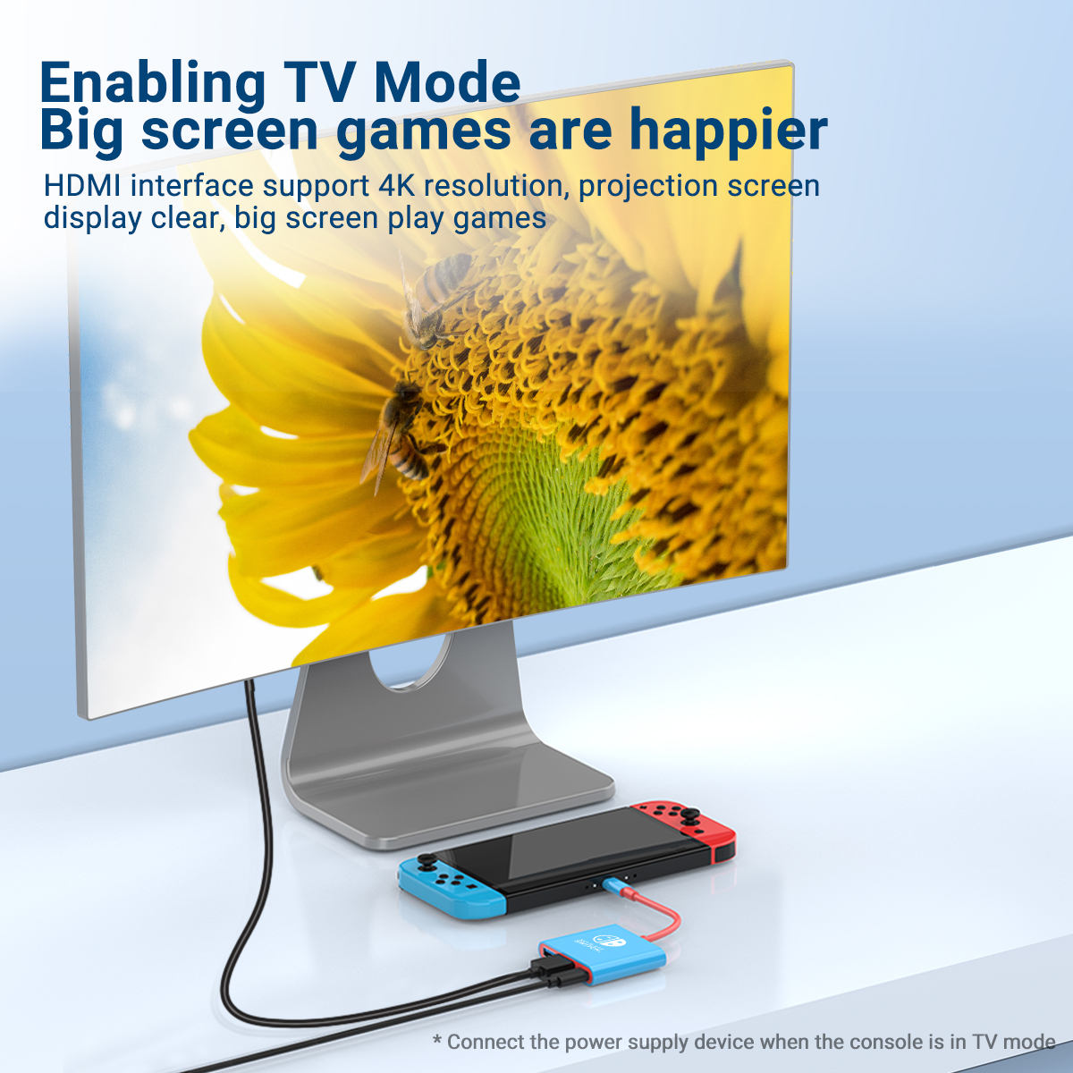 Docking Station portatile per Nintendo Switch TYPE-C Hub con HDMI e USB 3.0 perfetto per viaggi e giochi