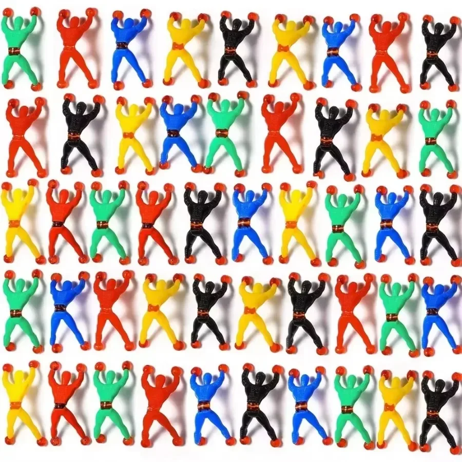 10/100 Uds novedad pegajoso pared trepadora hombres niños niño fiesta de cumpleaños favores suministros piñata rellenos bolsa de regalo regalos