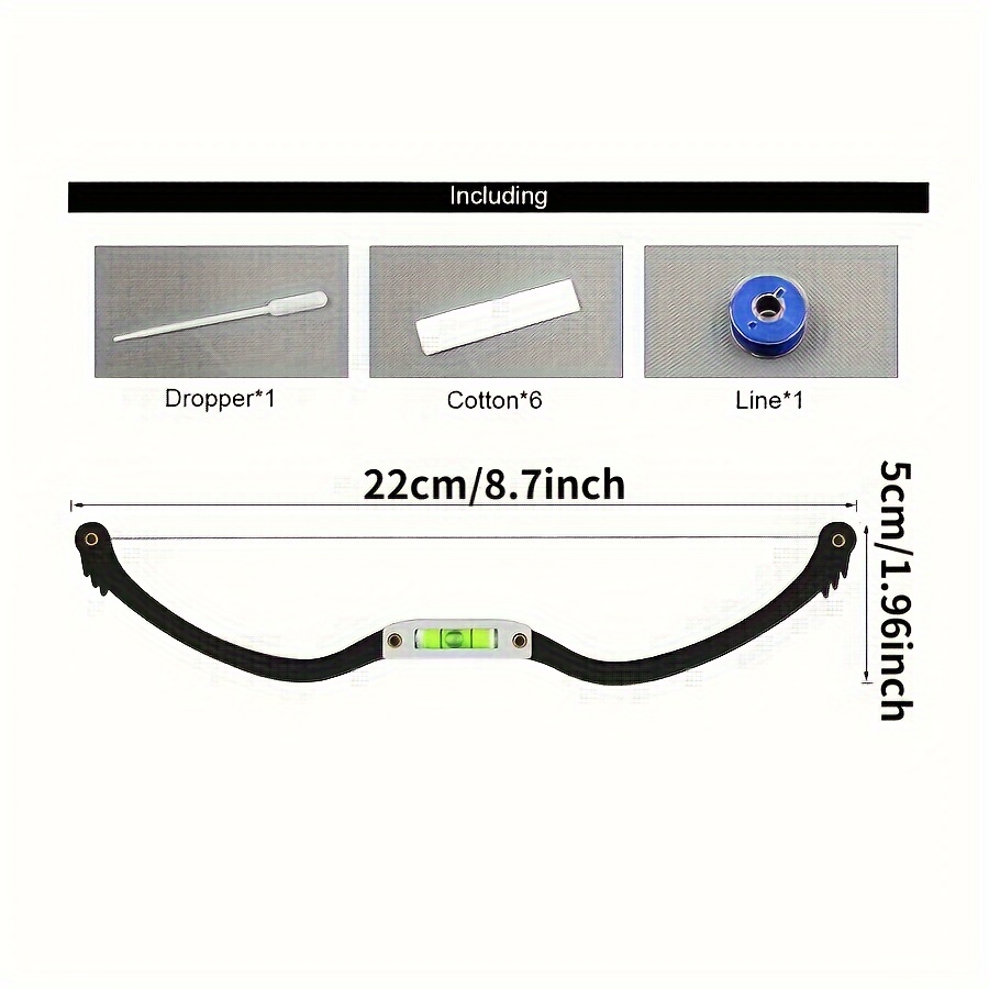 1pc Microb lading Permanent Make-up Bogen und Pfeil Linie Lineal schwarz Mess brauen String Pre Inked Tattoo PMU für die Kartierung